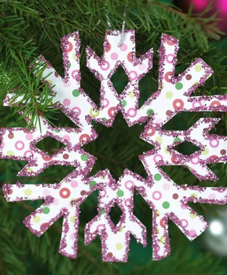 Bright Paper Christmas Ornament