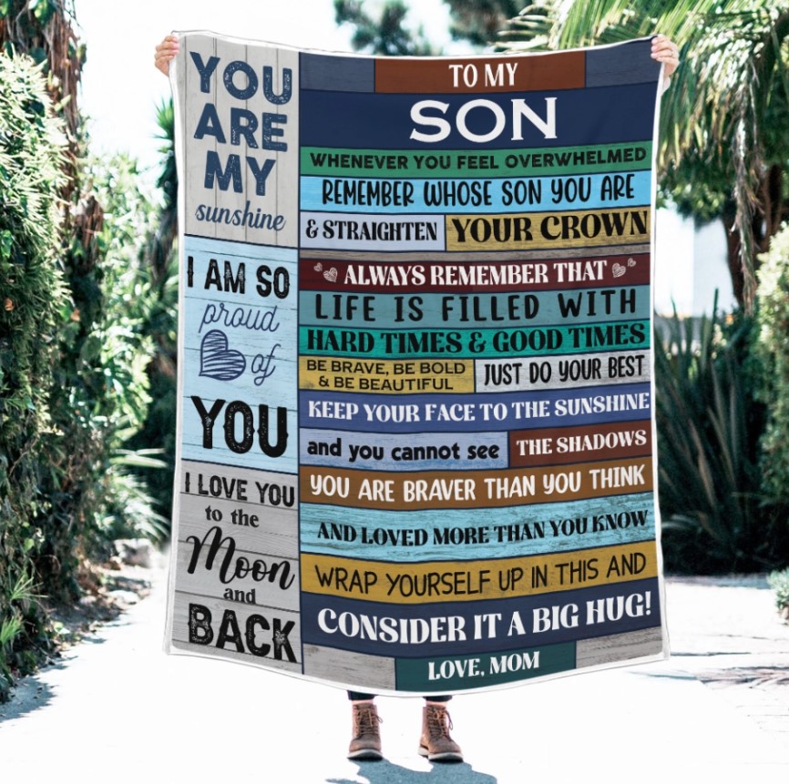 Gifts For Son From Mom Whenever You Feel Overwhelmed Personalized