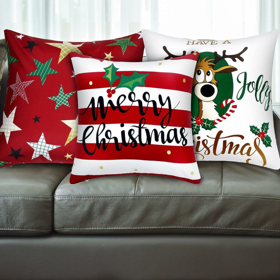 Festive Pillows Cover
