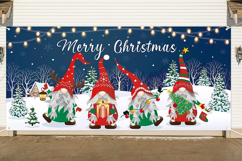 Moukeren Christmas Garage Door Decorations