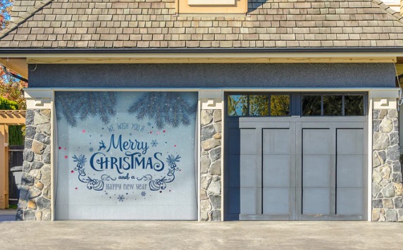 We Wish You A Merry Christmas Garage Cover