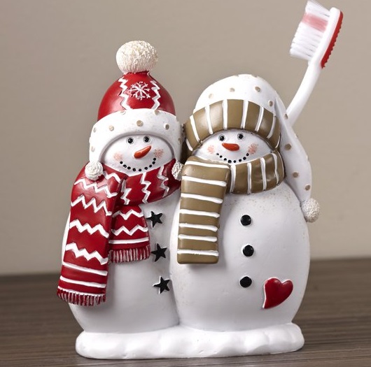 Snowmen Toothbrush Holder