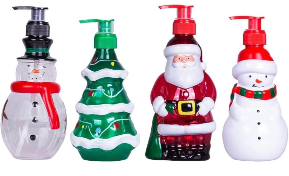 Christmas Themed Soap Dispensers
