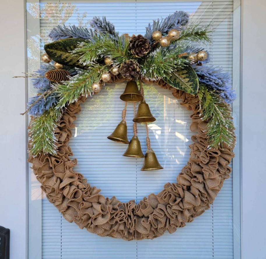 Christmas Front Door Winter Wreath
