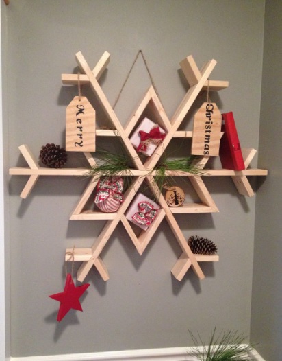 Snowflake Wall Shelf