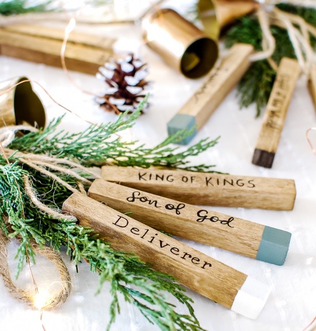 Names of Jesus Wooden Ornaments