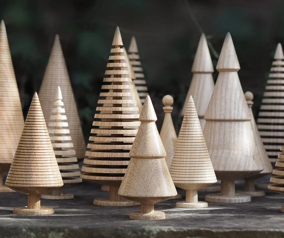 Handmade Wooden Christmas Trees