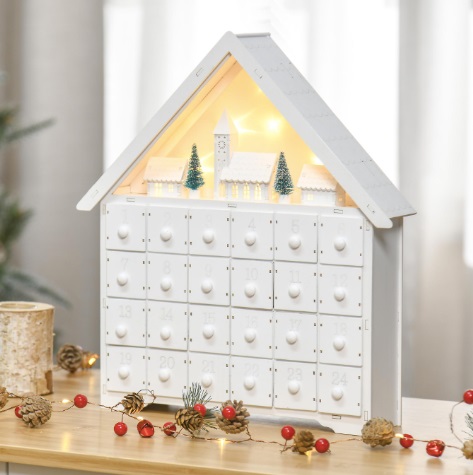 Drawer Wooden Christmas Advent Calendar