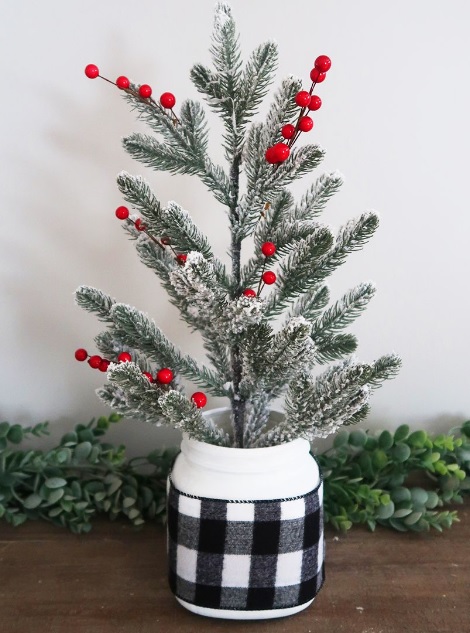 Mason Jar Christmas Tree