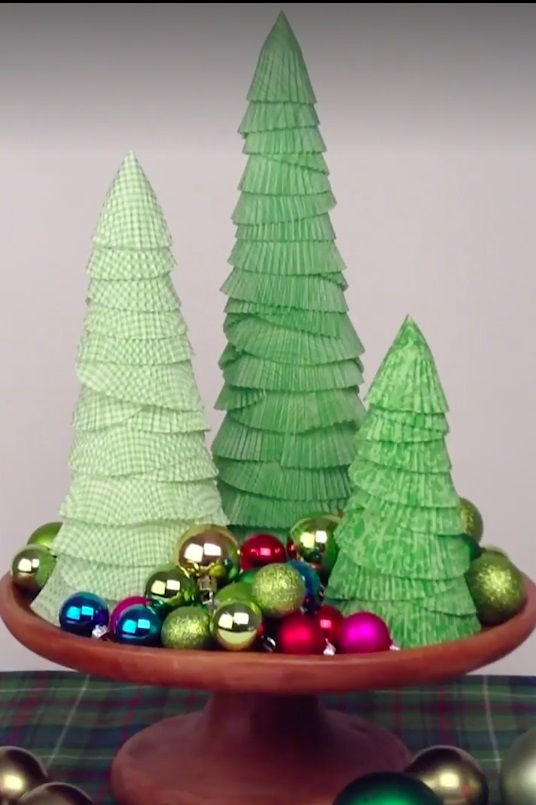 Cupcake Liner Trees