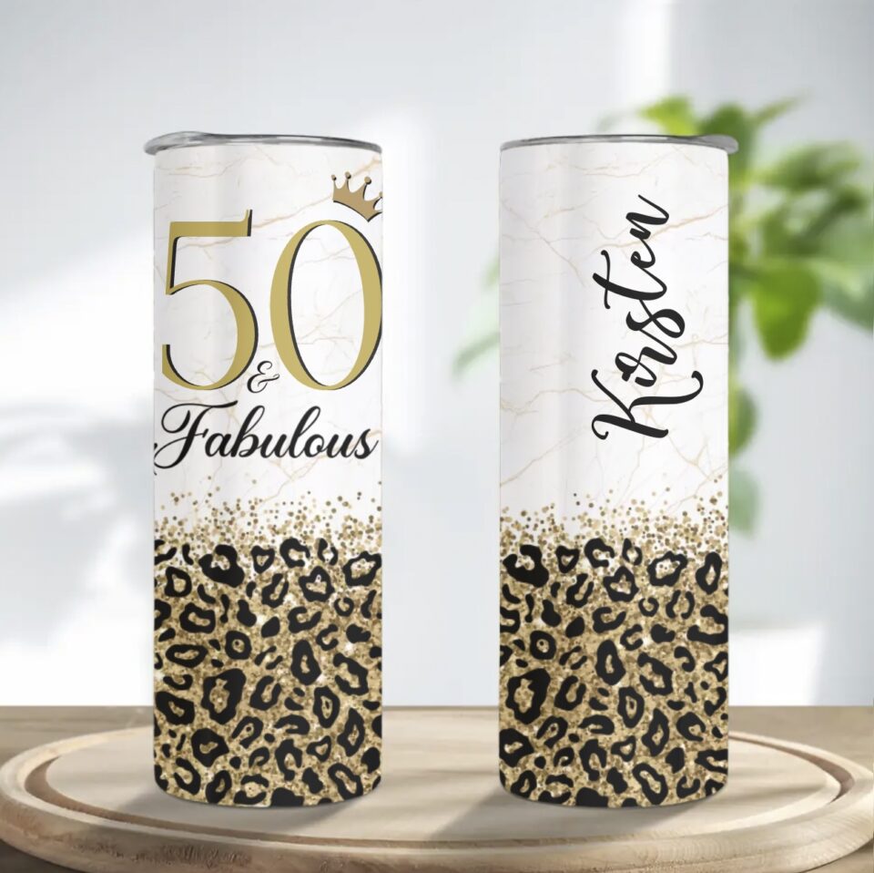 Custom Background And Name Tumbler