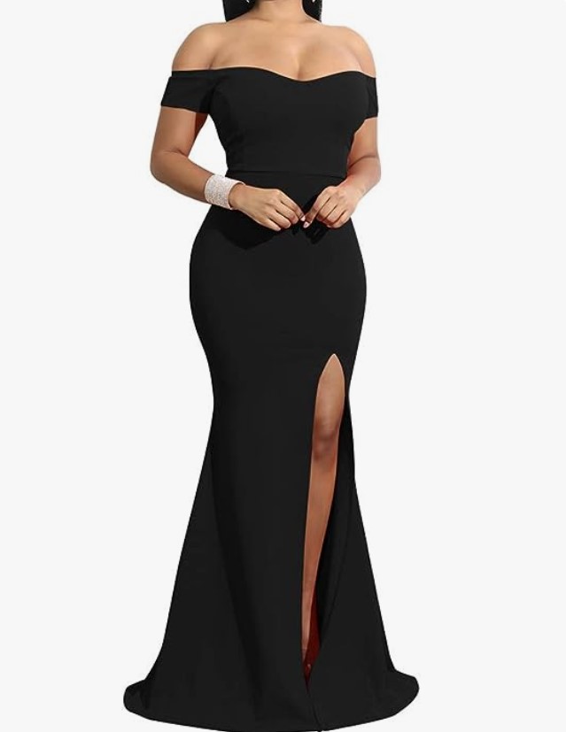 High Split Long Formal Party Dress