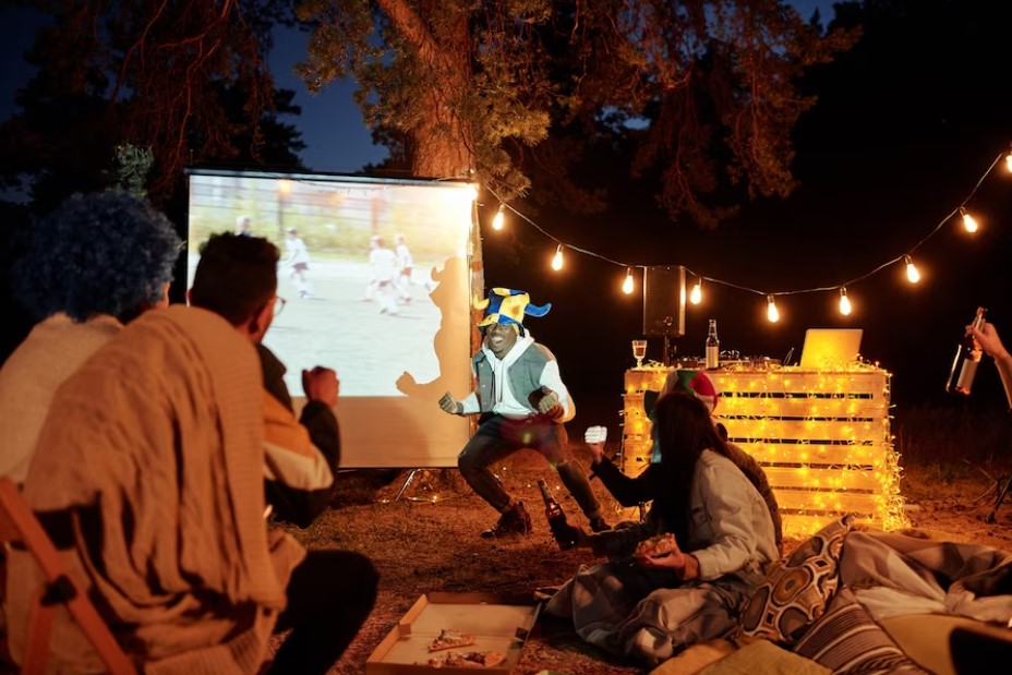 Outdoor movie night
