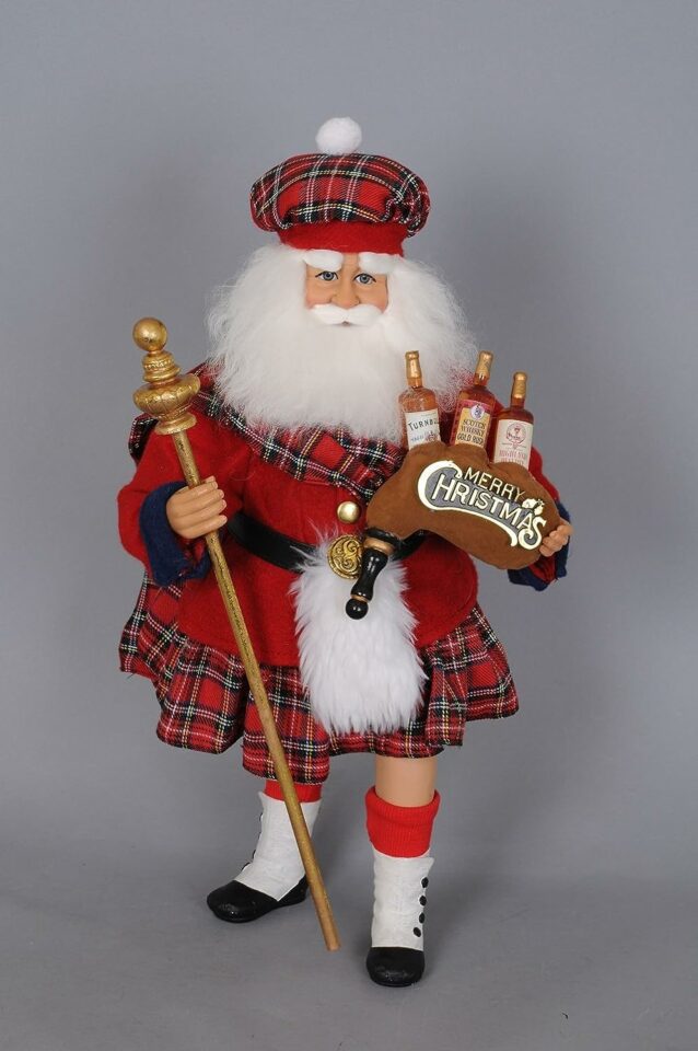 Ken-Scottish-Santa-Figurine