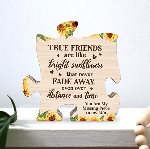 Friendship Gifts for Women Christmas Friend Gift Sunflower Square Sunflower