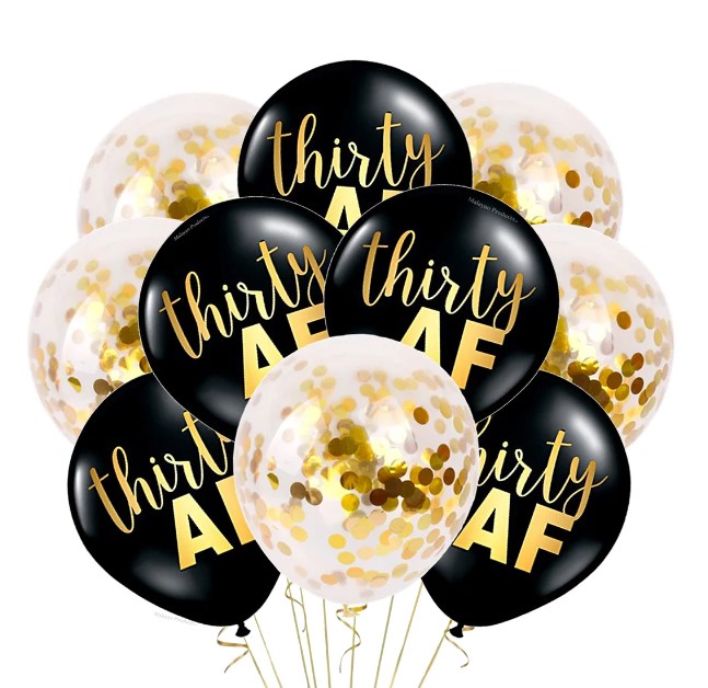 30 AF Balloons Decorations
