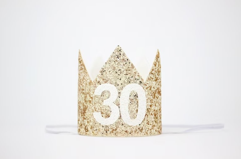 30th Birthday Crown
