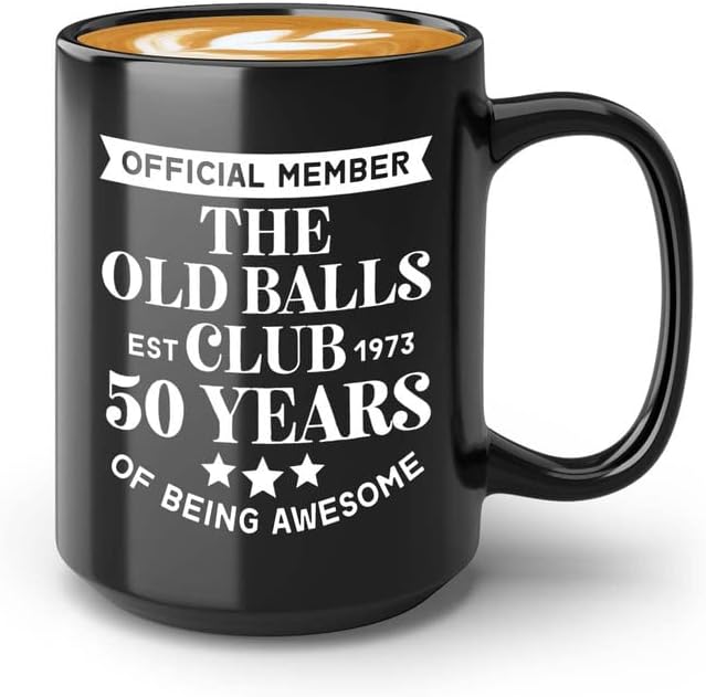50th birthday coffee mug