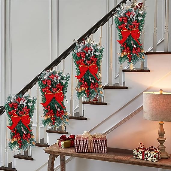 Trim Stairway Decoration Up Prelit Lights