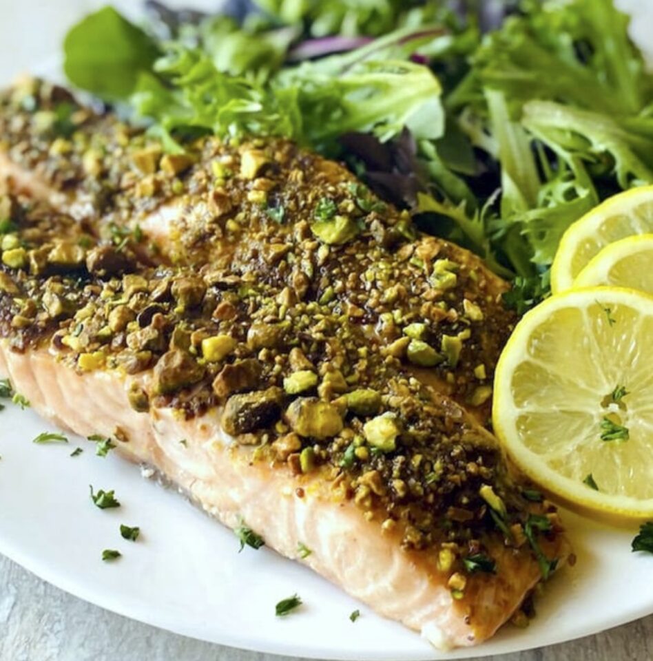 Pistachio Crusted Salmon