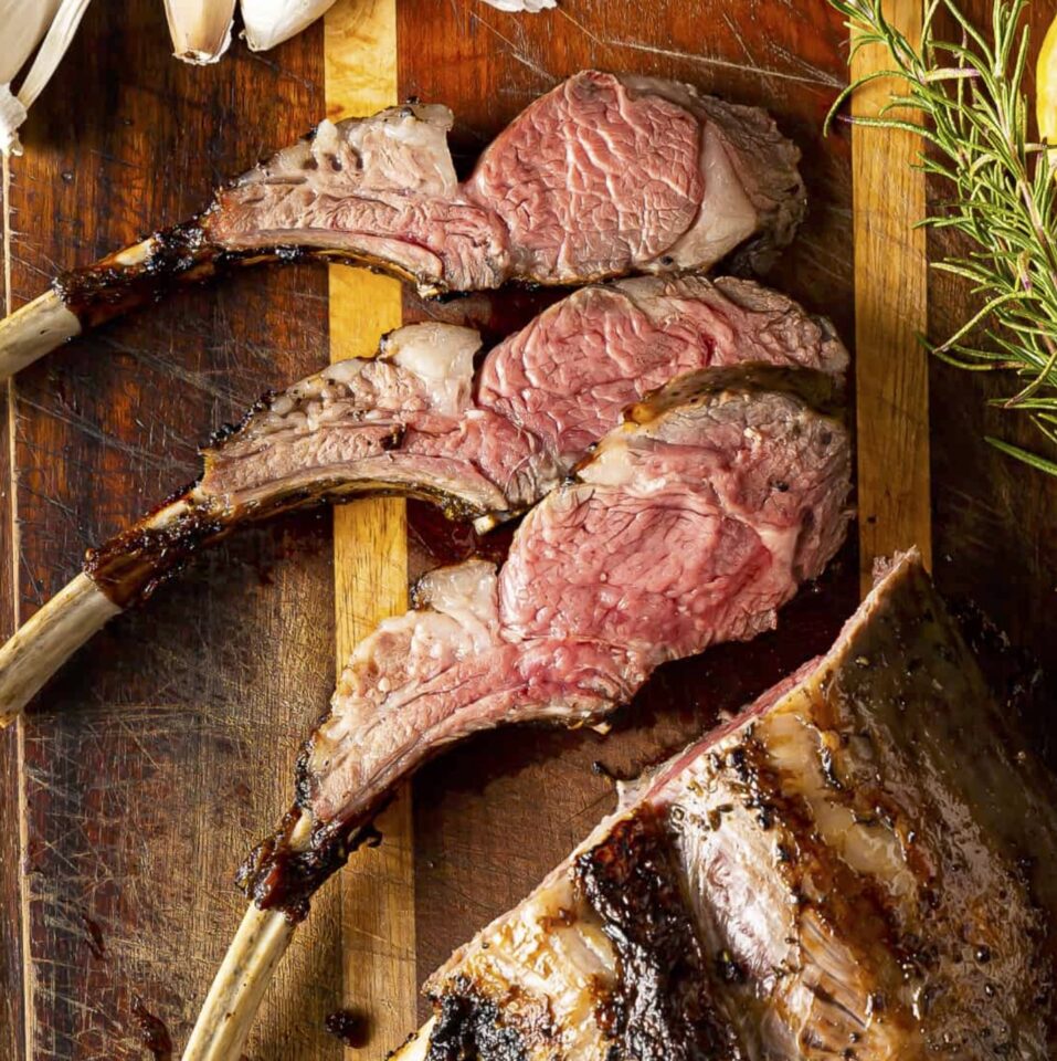 Grilled Rack Of Lamb