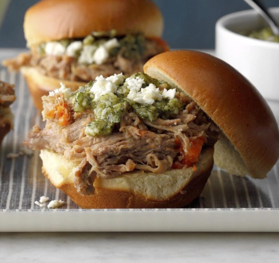 Shredded Lamb Sliders