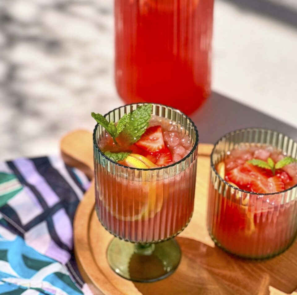 Strawberry Lemonade Arnold Palmers