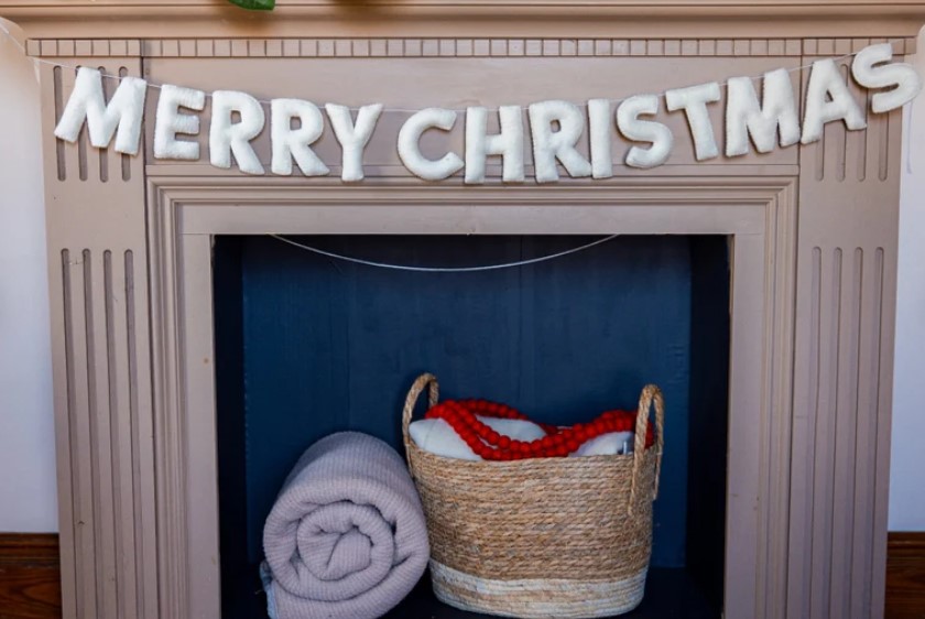 Handcrafted Felt Merry Christmas Decor