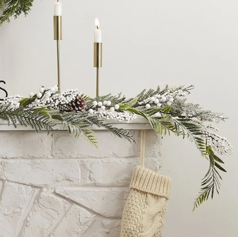 Foliage Festive Fireplace Decoration