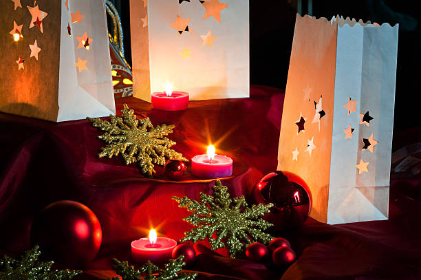 Luminary Paper Bags with Flameless Tea Lights
