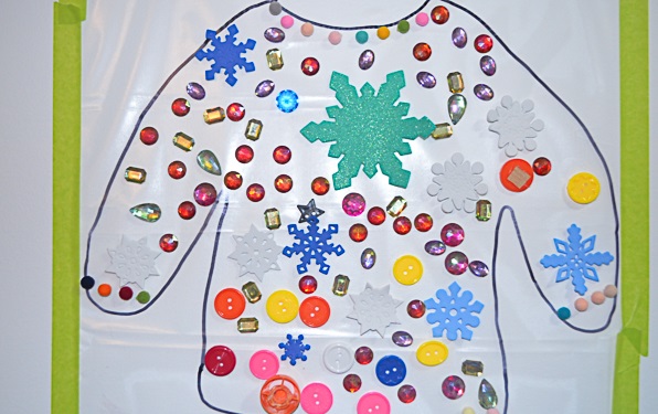 Christmas Sweater Sticky Wall