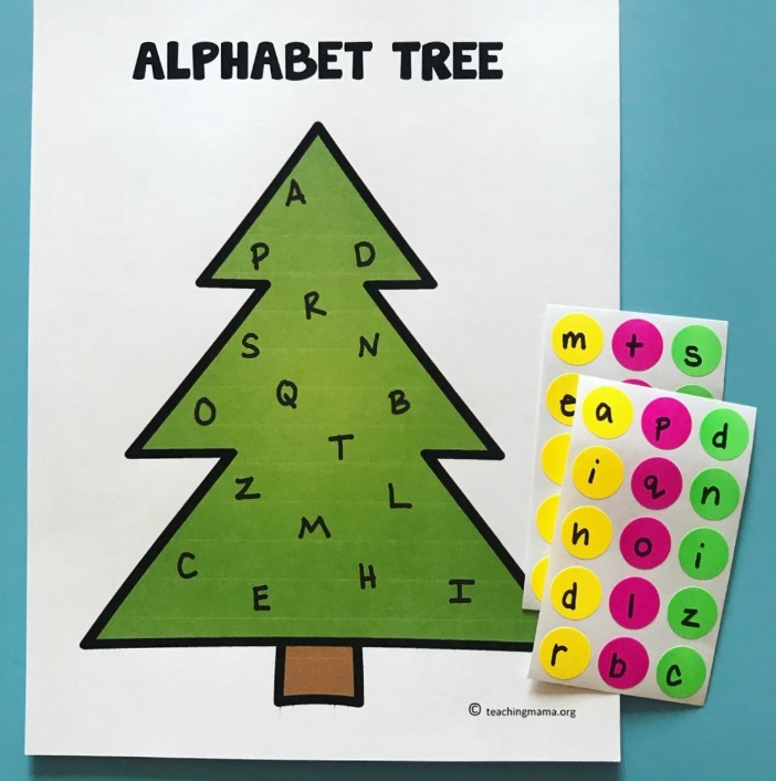 Alphabet Christmas Tree