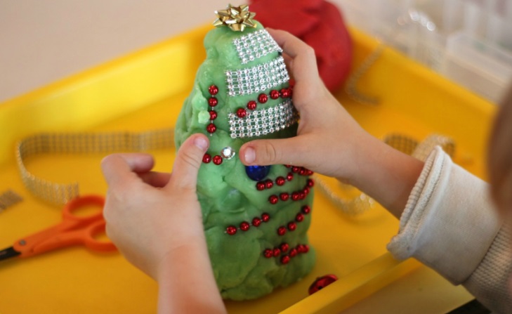 Christmas Sparkly Play Dough