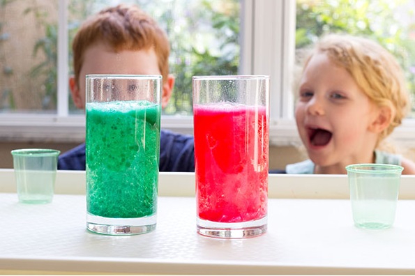 Christmas Lava Lamp Science Experiment