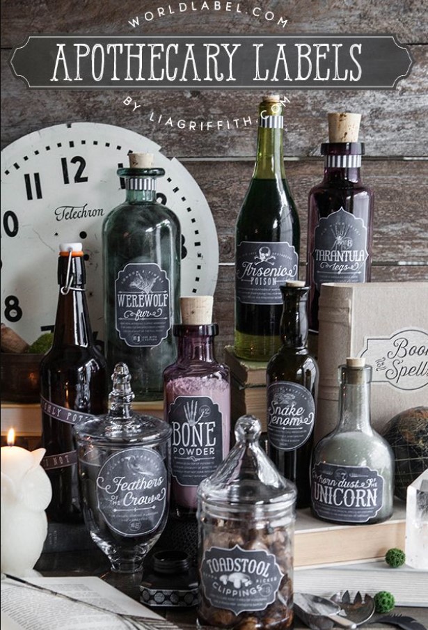 Apothecary Bottle Labels 