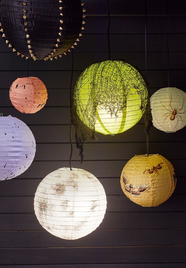 Spooky Hanging Lanterns