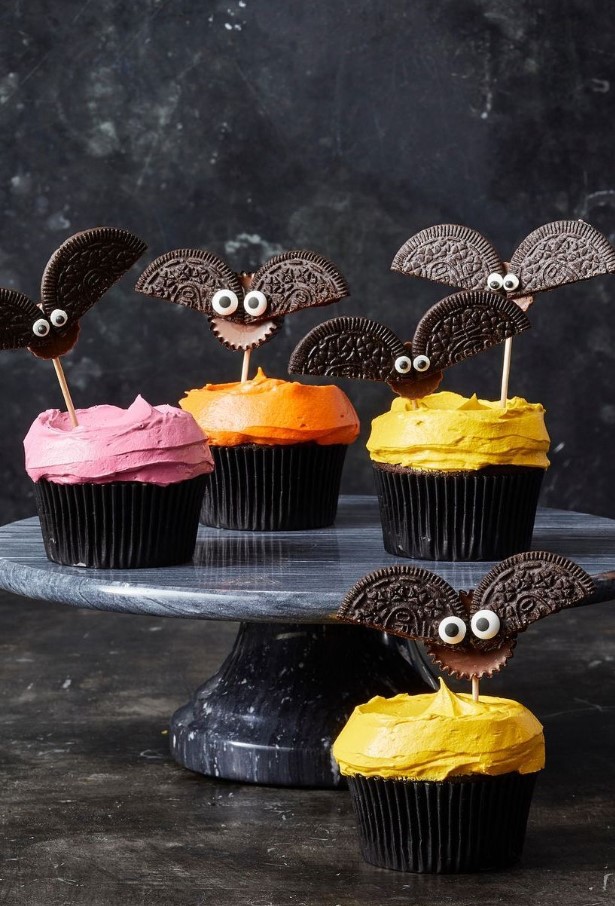 Cookie Bat Cupcakes