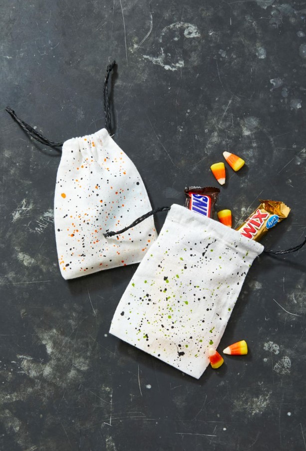 Splatter Paint Candy Bags