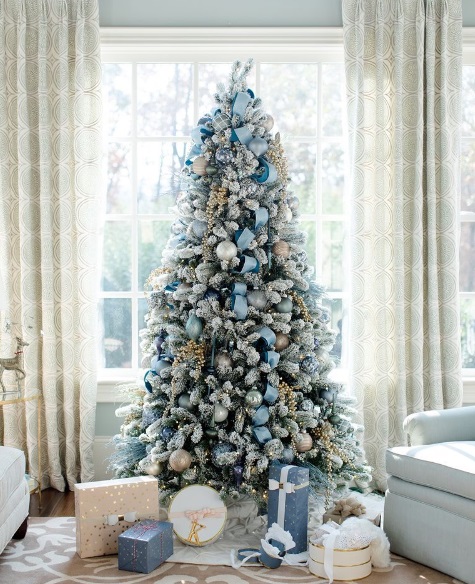 Blue Christmas Tree