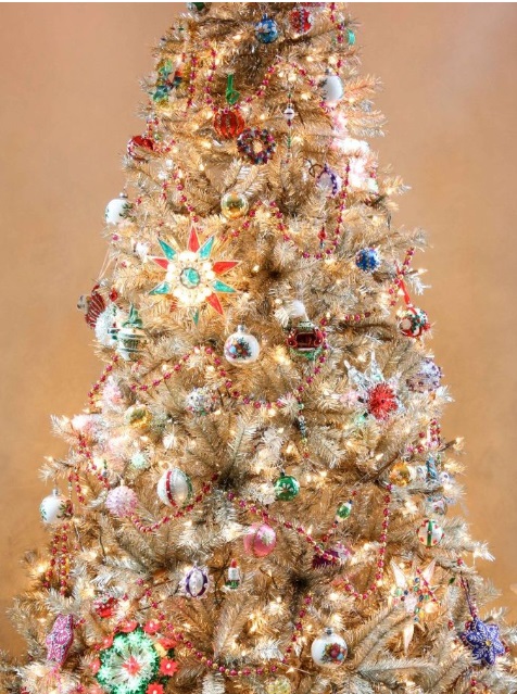 Vintage Silver Christmas Tree