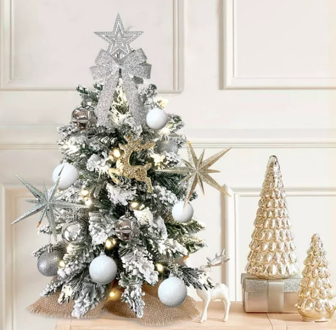 Silver Small Artificial Christmas Tree