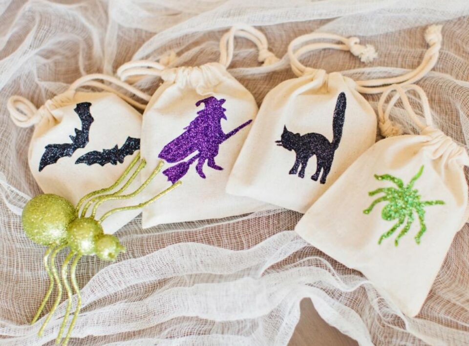 Glittered Treat Bags