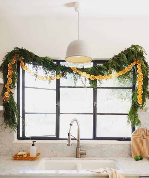 Dehydrated Citrus Garland