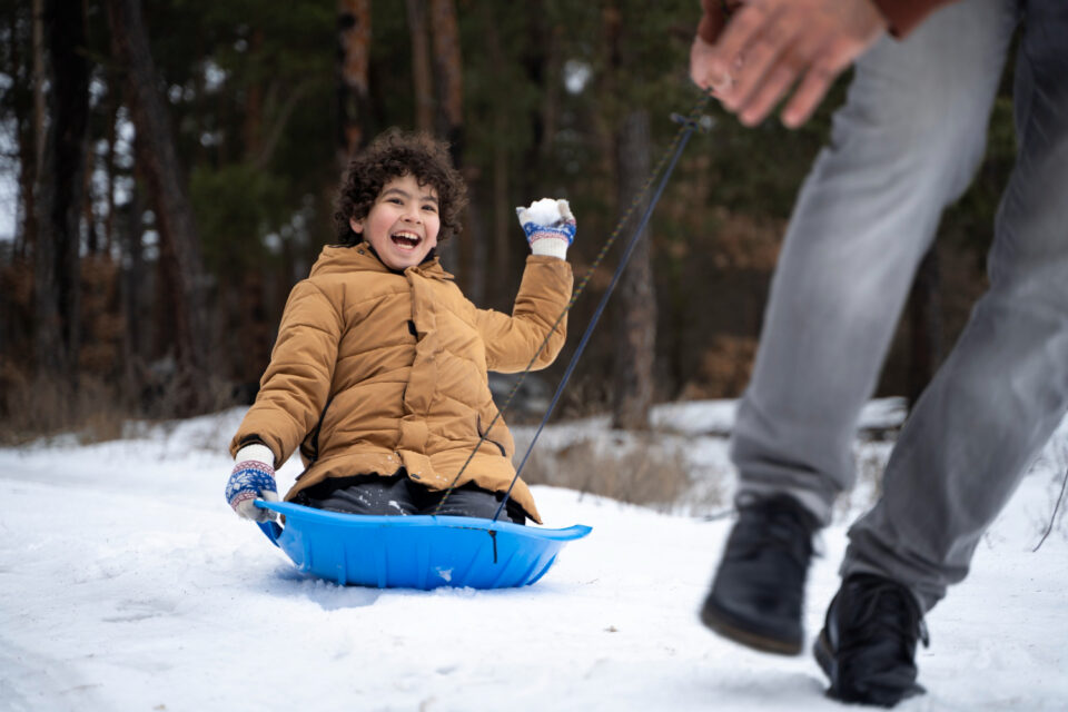 Outdoor snow play
