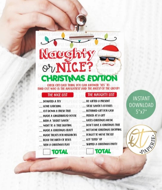 Naughty or Nice Christmas Edition