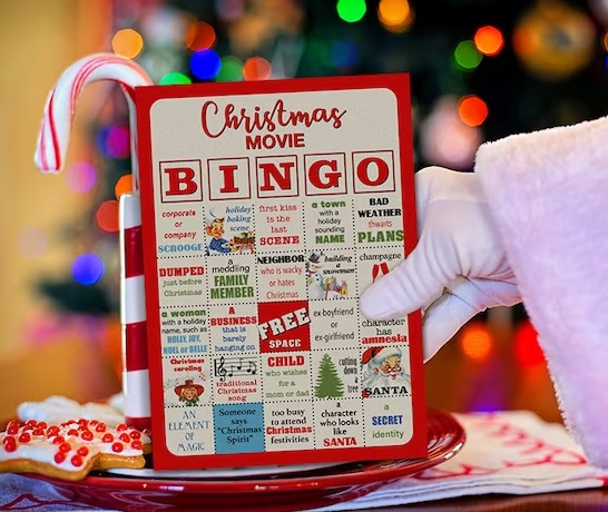 KBandFriends Christmas Movie Bingo