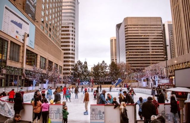 Skate on the ice at Skyline Park