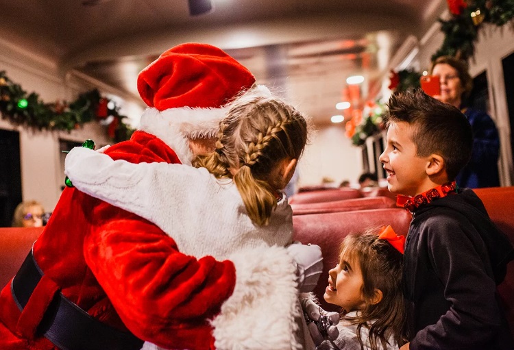 Meet Santa on The Polar Express Train Ride