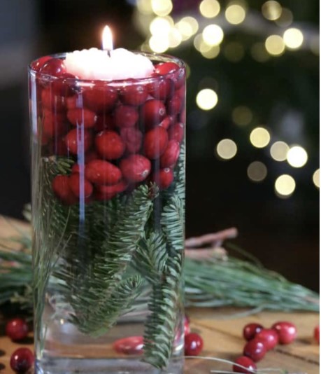 Cranberry and Centerpiece