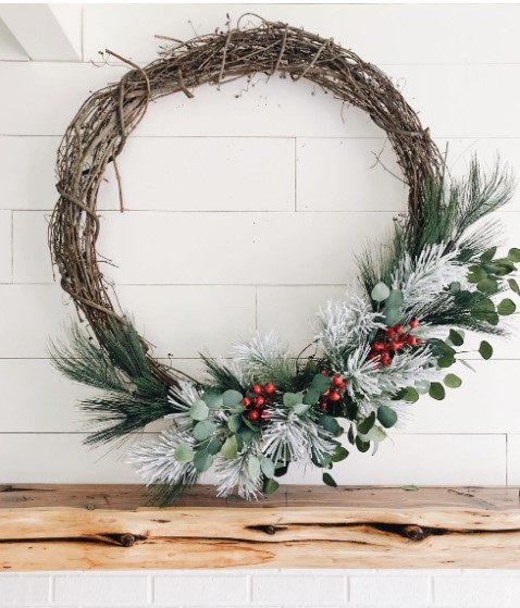 27 Rustic Christmas Wreath Ideas To Celebrate In 2024 December – Loveable